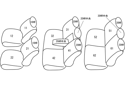 シートカバー ランドクルーザープラド トヨタ クラッツィオ ヴィンテージ 3列車全席セット Clazzio ET-0251