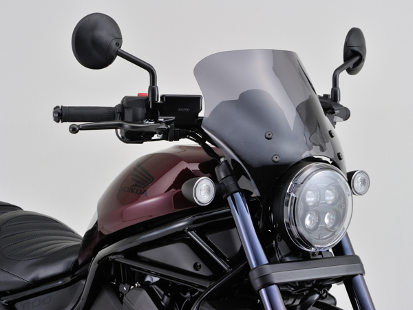 kabaさん デイトナ Blast Barrier 車種別キット Rebel1100/DCT スモーク ホンダ