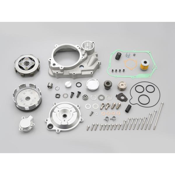 エンジン部品 アルミ製 円形 5穴 デイトナ ハイドロリッククラッチキット 5ディスク クリア 75321