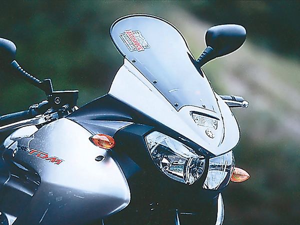 ヤマハTDM900 デイトナ GIVI エアロダイナミックスクリーン 美品 デイトナ GIVI エアロダイナミックスクリーン TDM900 D132S ヤマハ