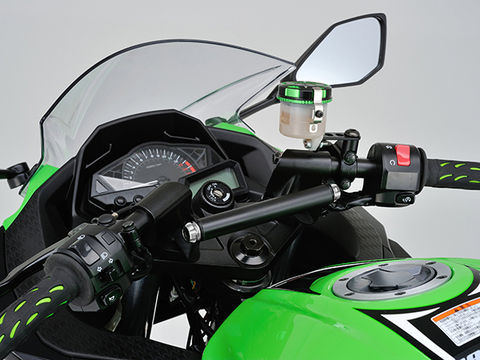 デイトナ 車種別マルチバーホルダー アッシュシルバー Ninja250