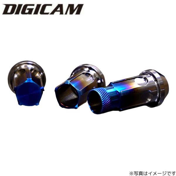 デジキャン ペンタゴンチタンナット貫通 4個入 ショートM12 5角 35mm ネジピッチ:1.25/1.5 DIGICAM 5TNKS12 LL4/5TNKS15 LL4 送料無料 :DIGICAM nut 8d:車パーツDIY.com