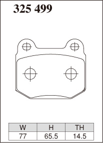 DIXCEL（ディクセル） ブレーキパッド インプレッサ WRX STi GD/GG