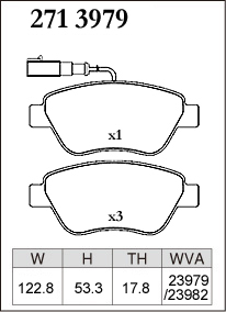 ブレーキパッド サトリア ネオ BS6 プロトン ディクセル ESタイプ 2713979 フロント左右セット DIXCEL PROTON｜car-parts-diy｜05