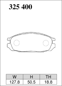 ディクセル ブレーキパッド ECタイプ リア サファリ VRGY60 325400 DIXCEL 日産｜car-parts-diy｜06