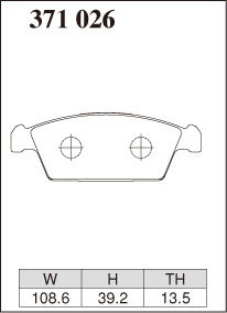 ディクセル ブレーキパッド ECタイプ フロント ワゴンR CT21S 371026 DIXCEL スズキ｜car-parts-diy｜06