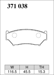 ブレーキパッド エスクード TD01W スズキ ディクセル ECタイプ 371038 フロント左右セット DIXCEL SUZUKI｜car-parts-diy｜06