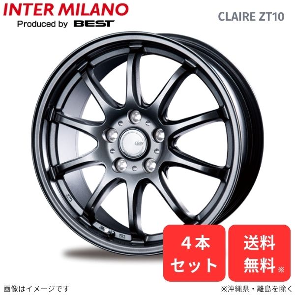 ホイール インターミラノ プリウスPHV 50系 トヨタ 4本セット クレール ZT10 【15×6.0J 5 100 INSET43】 :4milano qq e f2 i 314d:車パーツDIY.com