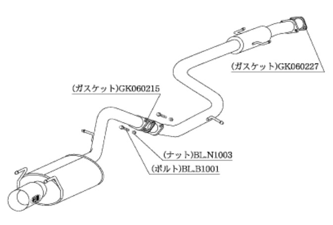 柿本改 マフラー カキモトR スポーツマフラー トヨタ スプリンタートレノ E AE92 TS330 カキモト :TS330 qq e f2 1155d:車パーツDIY.com