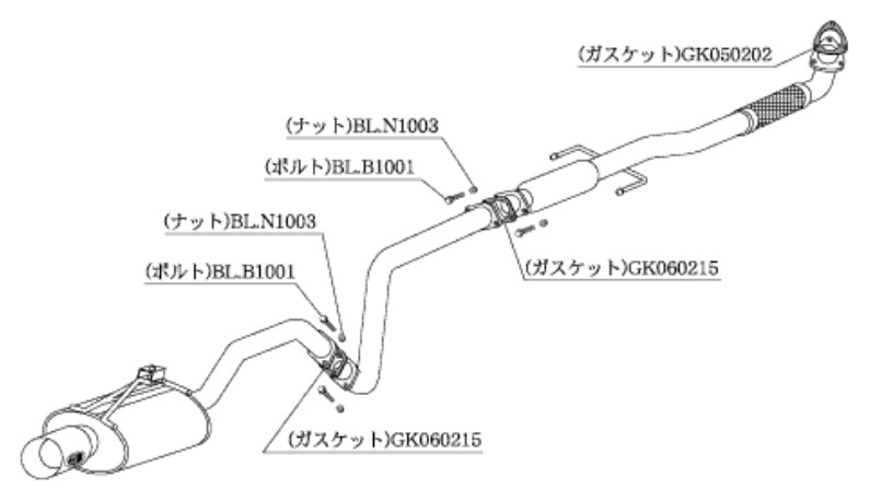 柿本改 マフラー カキモトR スポーツマフラー トヨタ スターレット E EP91 TS335 カキモト :TS335 qq e f2 1222d:車パーツDIY.com