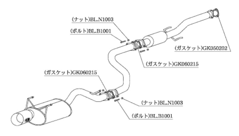 柿本改 マフラー カキモトR スポーツマフラー ホンダ インテグラ セダン E DB8 HS306 カキモト :HS306 qq e f2 1504d:車パーツDIY.com