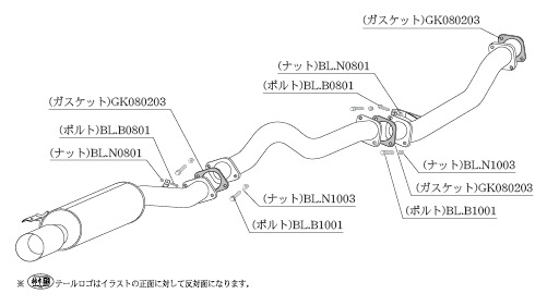 柿本改 マフラー カキモトR スポーツマフラー 日産 スカイライン クーペ /セダン E HR30 NS317 カキモト :NS317 qq e f2 301d:車パーツDIY.com