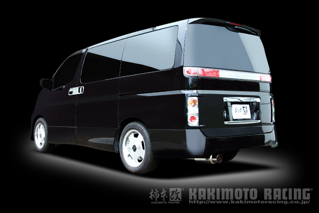 柿本改 マフラー エルグランド UA-E51 '04/8_M/C前 ニッサン ハイパー