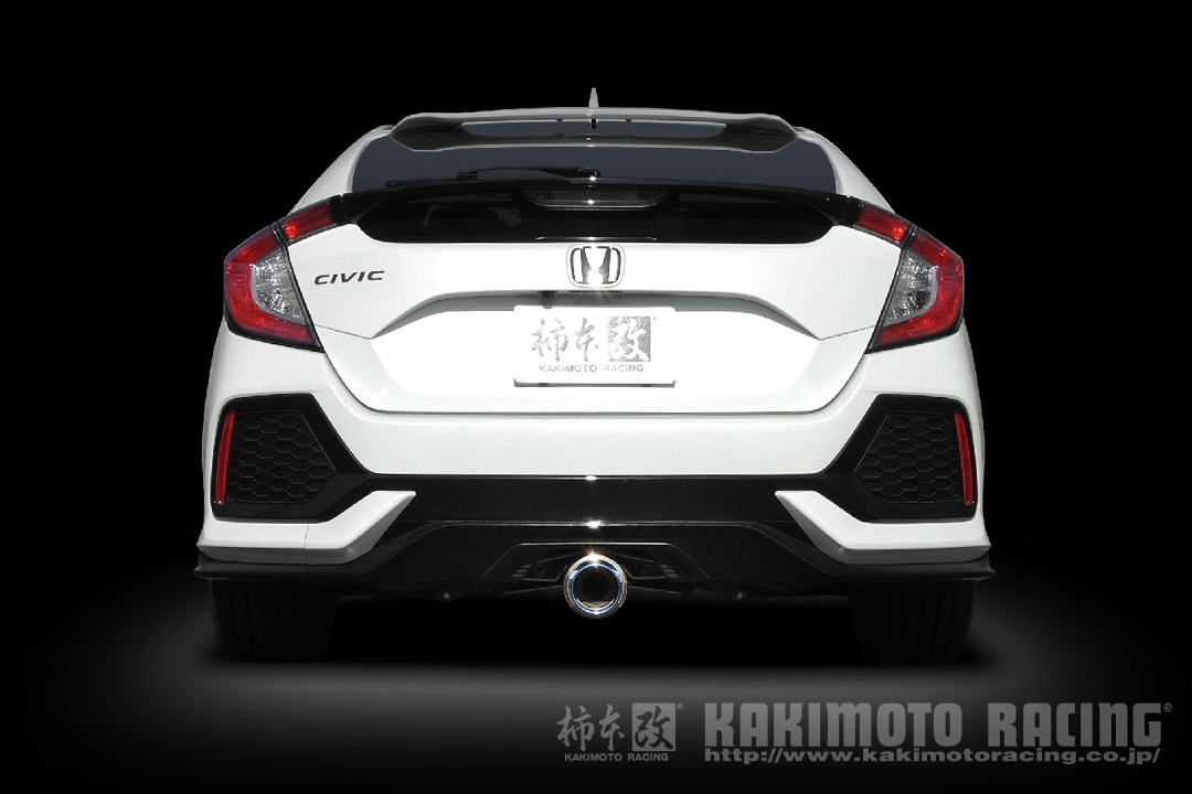 柿本改 マフラー シビック DBA,6BA-FK7 ホンダ GT1.0Zレーシング