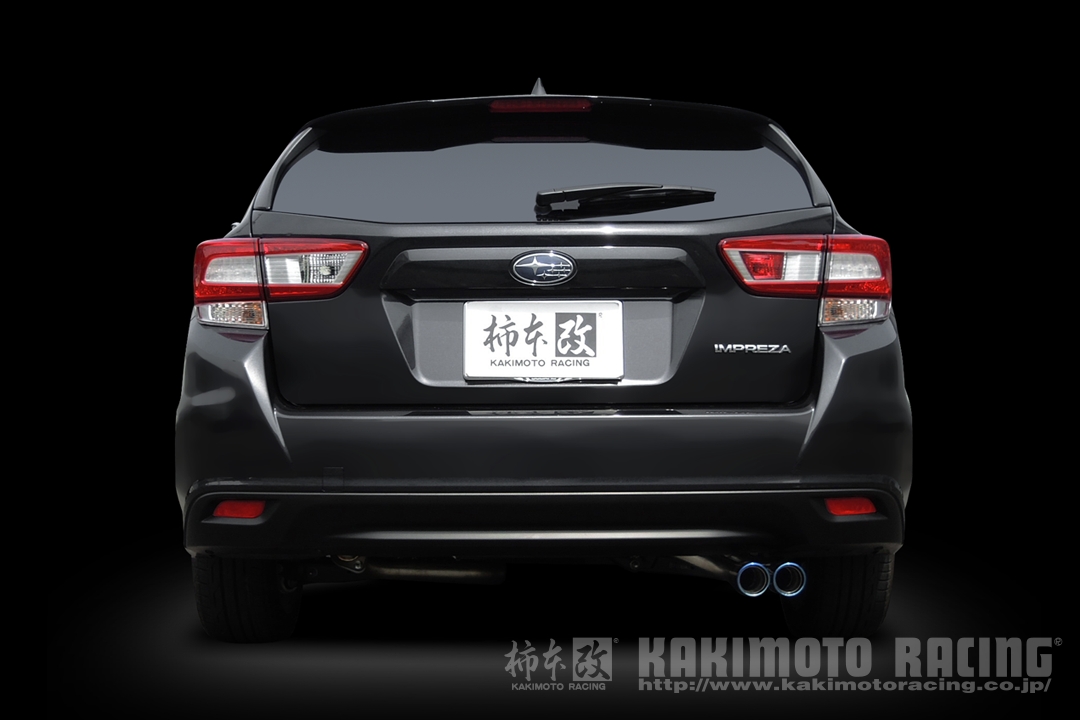 スバル　インプレッサ　柿本マフラー　GT7 柿本_改]DBA-GT7 インプレッサXV_2.0i(FB20 / 2.0 NA_H29/05〜R1