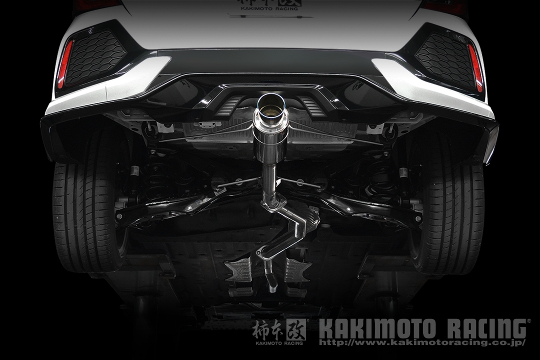 柿本改 マフラー シビック DBA,6BA-FK7 ホンダ GT1.0Zレーシング