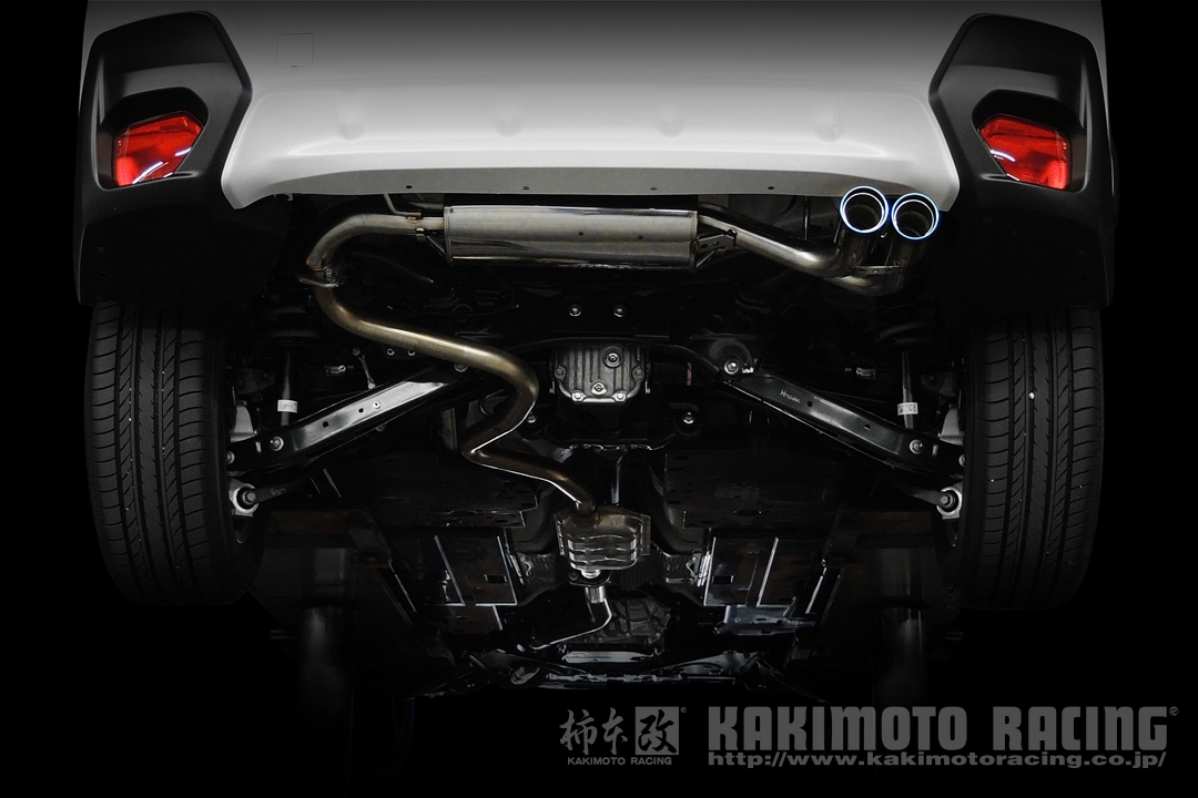 柿本改 マフラー インプレッサXV DBA-GT7 スバル クラスKR '10加速騒音