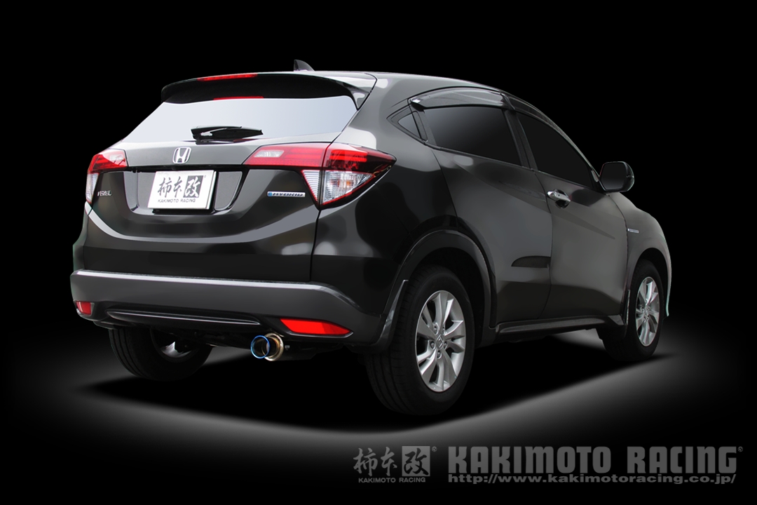 柿本マフラーGT_BOXヴェゼルRV5で使用 FF車RV.RU対応中古 柿本改 マフラー ヴェゼル e:HEV 6AA-RV5 ホンダ GTボックス 06&S '10