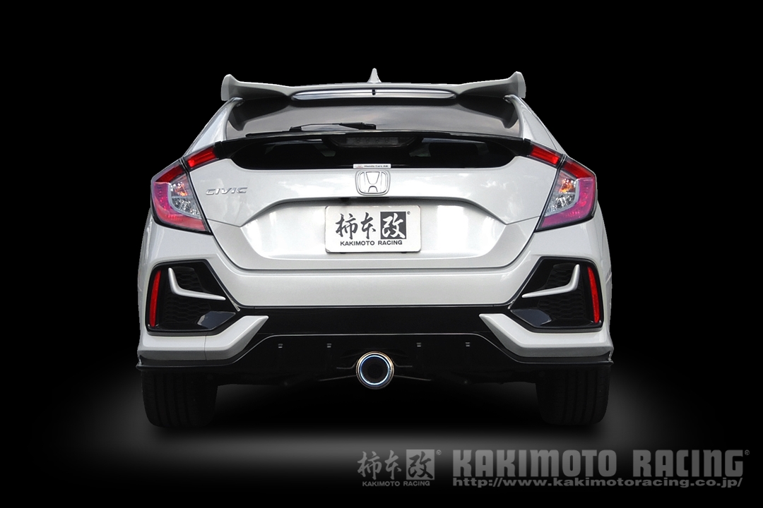 柿本改 マフラー シビック DBA,6BA-FK7 ホンダ GT1.0Zレーシング