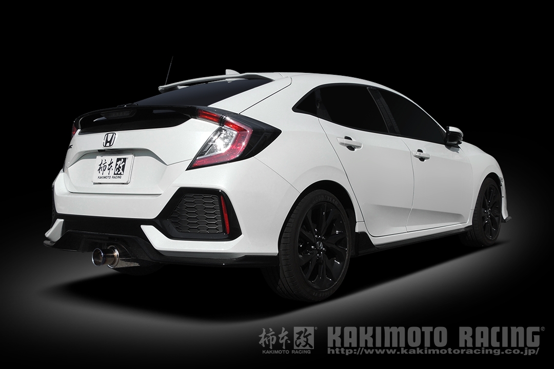 柿本改 マフラー シビック DBA,6BA-FK7 ホンダ GT1.0Zレーシング