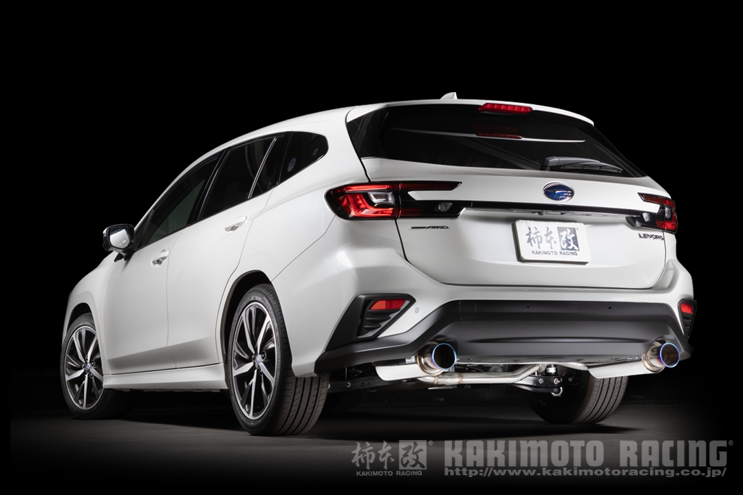 h*2様 柿本改レヴォーグ 用マフラー 製品情報：Regu.06 & R Dualセンター付 ['10加速騒音規制対応