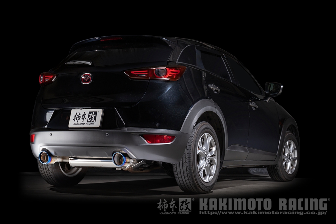 柿本改 マフラー CX-3 5BA-DKLAY マツダ クラスKR チタンフェイス