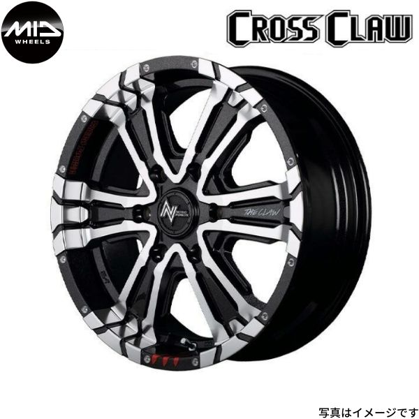 マルカ ホイール ナイトロパワー クロスクロウ 日産 NV350キャラバン 26系 MID 【17×6.5J 6 139.7 INSET48 ブラックメタリック】 1本単品 :mid qq e f2 i 23574d:車パーツDIY.com