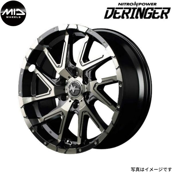 マルカ ホイール ナイトロパワー デリンジャー ハイエース/レジアスエース MID 【16×6.5J 6 139.7 INSET38 ブラックメタリックP】 1本単品 :mid qq e f2 i 23688d:車パーツDIY.com