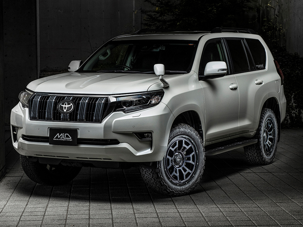 アルミホイール RAV4   【16×7.0J 5-114.3 INSET40 セミグロスブラック/マシニング】 マルカ MID ナイトロパワー H6スラッグ 4本セットの画像