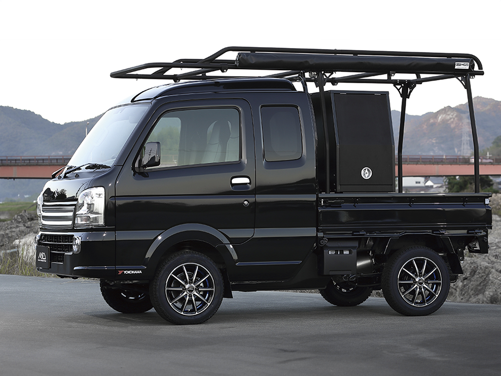 マルカサービス アルミホイール 【15×4.5J 4-100 INSET45 ブラック