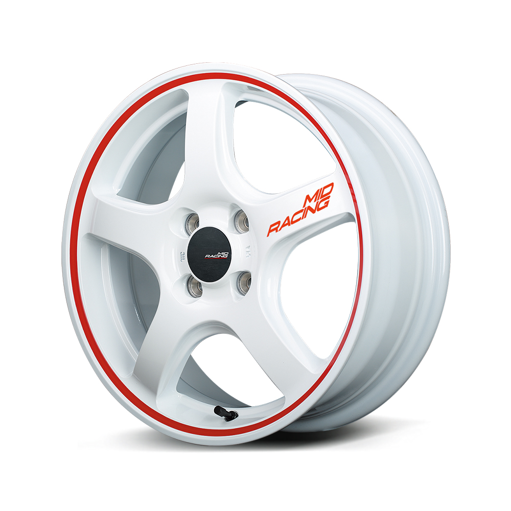 アルミホイール ウェイク 【15×5.0J 4 100 INSET45 ホワイト/リムレッドライン】 マルカ MID MIDレーシング R50 4本セット : mid w4 qq e f2 i 9908d : 車パーツDIY.com