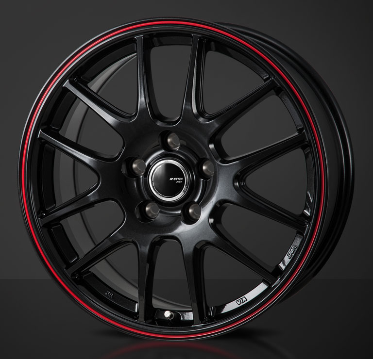 ホイール BL系 モンツァジャパン 1本 【16×6.5J 5-114.3 INSET53 パールブラック/レッドライン】 JPスタイル ジェファ | MONZA JAPAN | 01