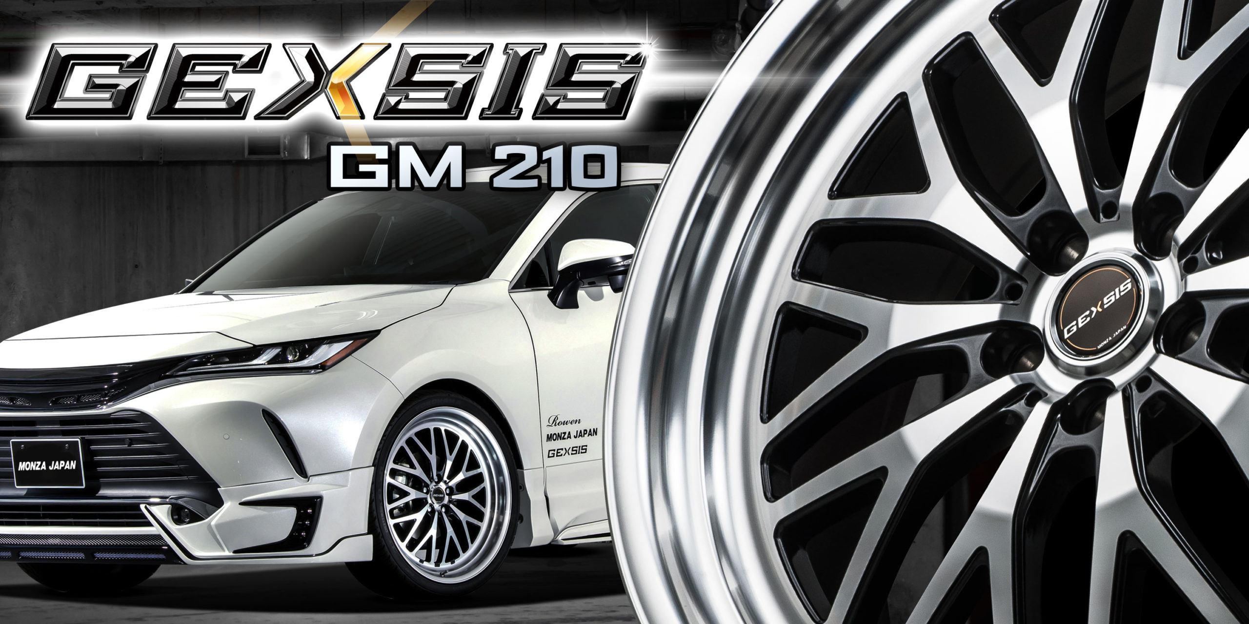 ホイール プリウスα ZVW40/41W トヨタ モンツァジャパン 1本 【19×7.0J 5-114.3 INSET40 PBK】 ジェクシス GM210 19インチ 5穴の画像