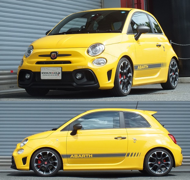 アバルト595 パーツ（自動車用 ダウンサス、スプリング）｜足
