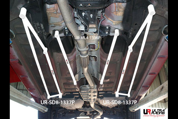 ウルトラレーシング サイドロアバー インプレッサ GVB スバル ULTRA RACING SD8-1337P｜car-parts-diy｜02