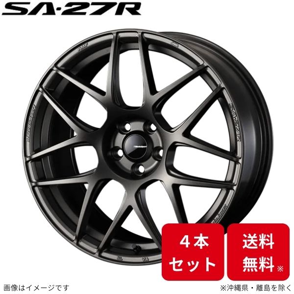 ウェッズ ホイール ウェッズスポーツ SA-27R  カローラ 210系/A10系 トヨタ 18インチ 5H 4本セット 0074192 WEDS｜car-parts-diy