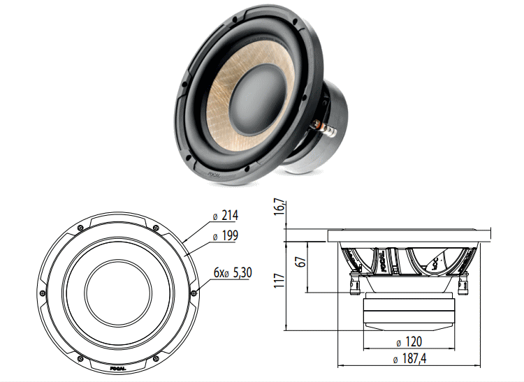 フォーカルウーハー　オーディオ　ワンオフ フォーカル（FOCAL） Integration スピーカー ～ カーオーディオ