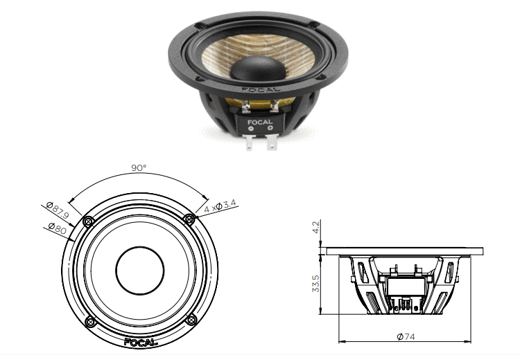 正規品 FOCAL フォーカル PS 165 F3E 16.5cmコンポーネント 3WAY 