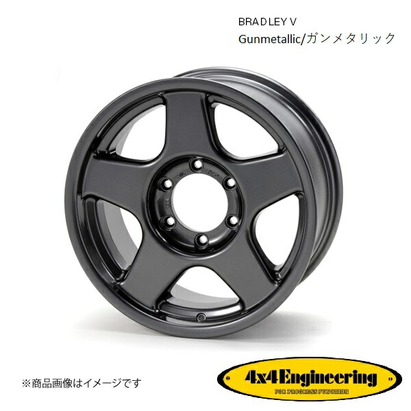 ブラッドレーV 16インチ 5穴 5H 150 9.0J +53 4WD 用 ホイール 1本 ガンメタリック BRADLEY V
