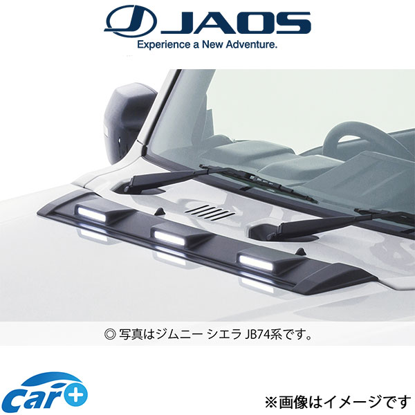 ジャオス ジムニー JB64系 ボンネットディフレクター(マットブラック)B036513MB JAOS