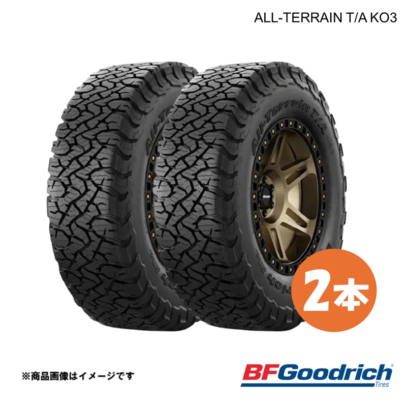 BFGoodrich グッドリッチ ALL-TERRAIN T/A KO3 RBL タイヤ 2本 285/55R20 117/114S オールテレーンT/A KO3 レイズドブラックレター