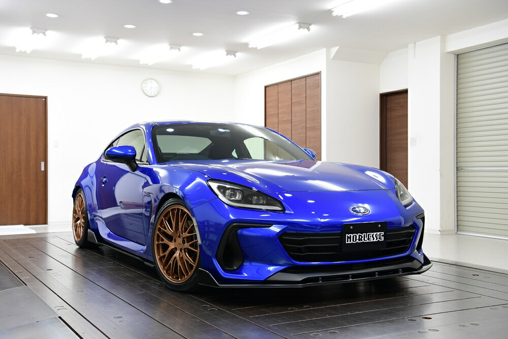 ノブレッセ フロントリップスポイラー (未塗装/FRP)BRZ 3BA-ZD8 BRZ2-FS-000 NOBLESSE エアロ 外装