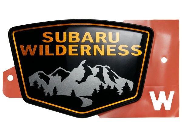 USスバル純正 Wilderness サイドエンブレム 2個セット フォレスター SK 