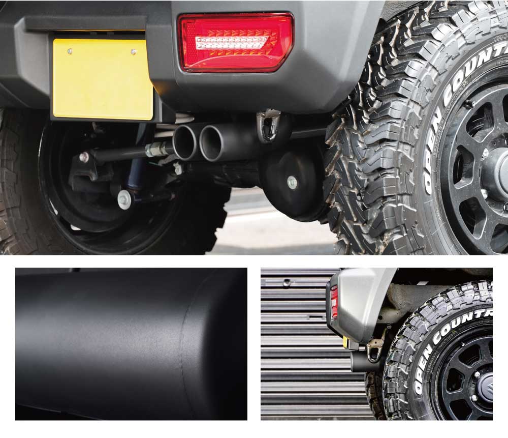 C.L.LINK シーエルリンク リアマフラー タイプ2 ダブル出し マット