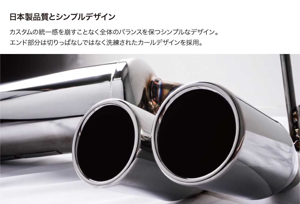 C.L.LINK シーエルリンク リアマフラー タイプ2 ダブル出し マット