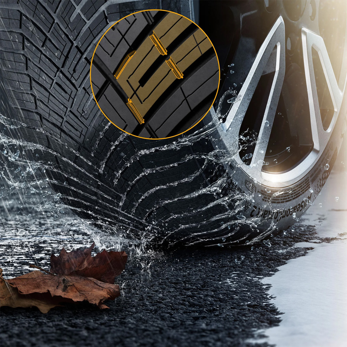 Continental コンチネンタル AllSeasonContact 2 タイヤ 1本 235/60R18 107W XL SUV 品番:0355418の画像