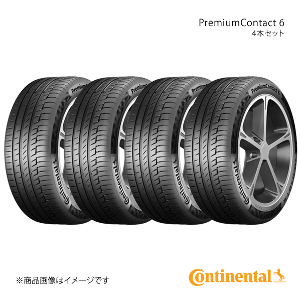 Continental コンチネンタル PremiumContact 6 タイヤ 4本セット 245/50R18 100Y 品番:0358613×4