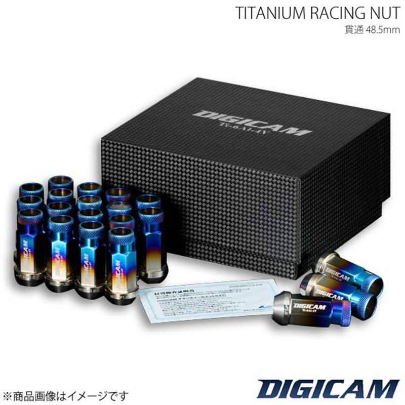 デジキャン チタンナット 貫通 M12-1.5 DIGICAM デジキャン チタンレーシングナット 貫通タイプ M12 P1.5 6角