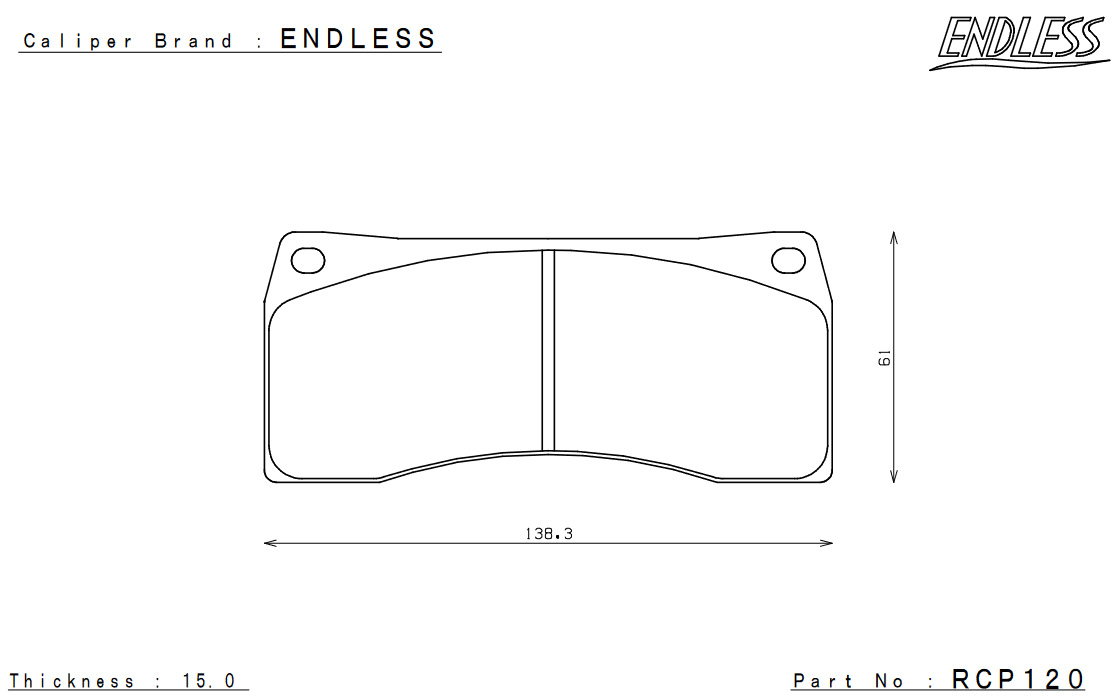 ENDLESS/エンドレス システムインチアップキット MONO6 SPORTS TA フロント GRヤリス GXPA16 EFY6ZGXPA16の画像