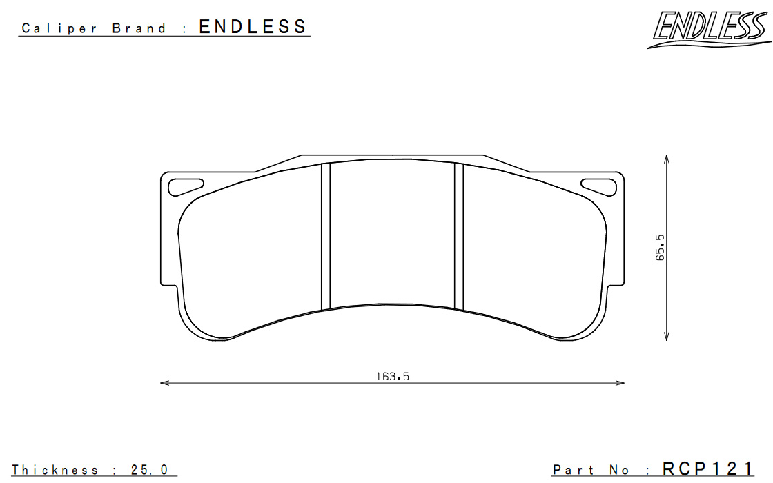 ENDLESS/エンドレス システムインチアップキット Racing MONO6 フロント フェアレディZ Z34 Version T ベースグレード EDYMXZ34の画像